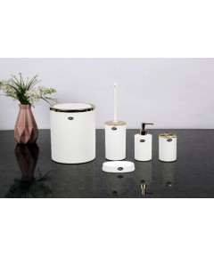 5 Pieces Roma Bathroom White_G 