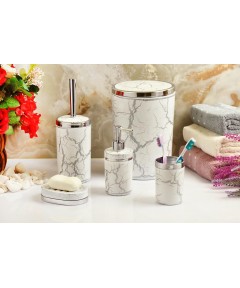 5 Pieces Rosa Bathroom White_s