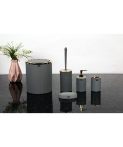 5 Pieces Roma Bathroom Gray_G 