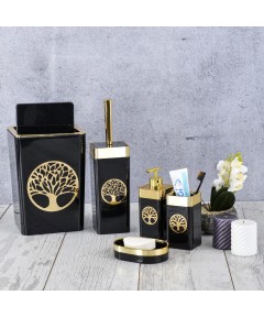 5 Pieces Cedars Bathroom_ Black_G