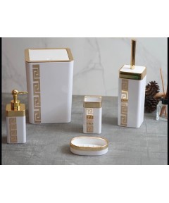 5 Pieces Versace Bathroom white-G