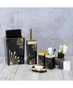 5 Pieces Crown Bathroom_Black_G