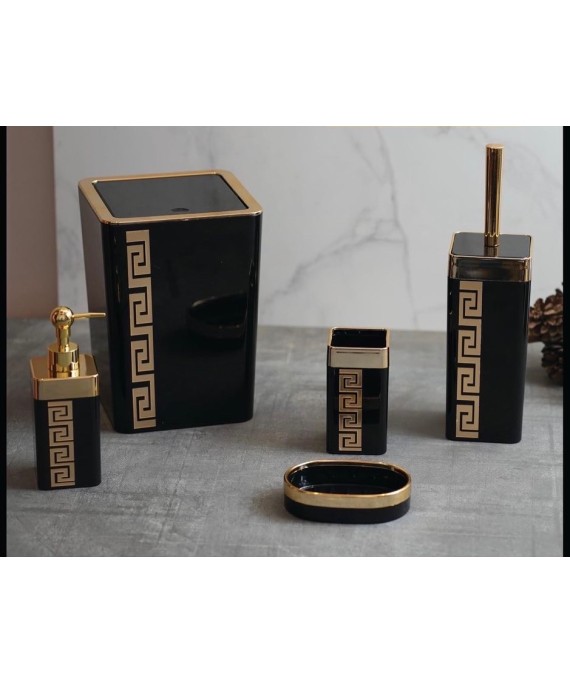 5 Pieces Versace Bathroom_Black_G