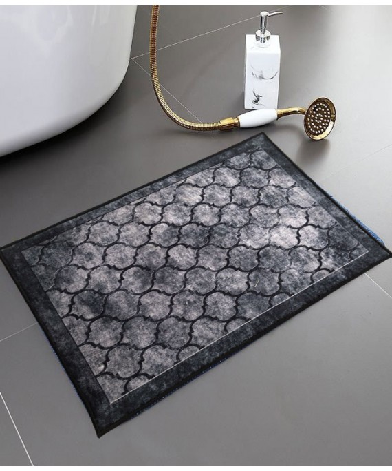 Bath Mats Rhombos Gray 2 pieces 