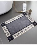 Bath Mats Gray Star pieces