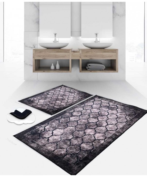 Bath Mats Rombos Brown 2 pieces