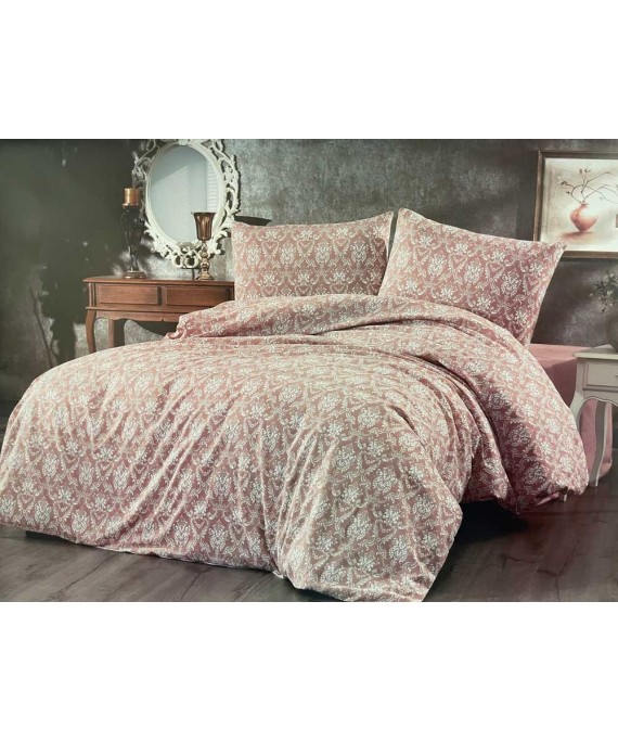 4 Pieces Double Quilt Pink Modern