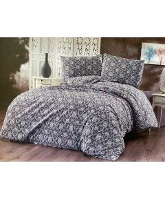 4 Pieces Double Quilt Gray Modern