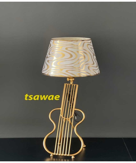 Street Lamp Gittar 1 Gold&White For Bed Room Design