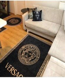 Carpet Decorative V Black 