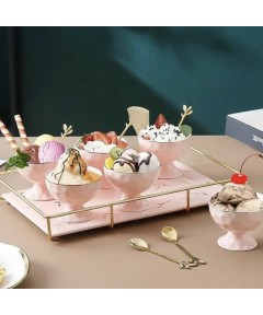 Ice cream set 6 Pieces Pink Qeen 