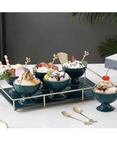 Ice cream set 6 Pieces Green Qeen