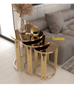 Table Piano Bronze 3 Pieces 