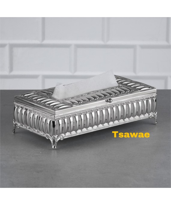 Tissue Box Modern Silver For Home Design