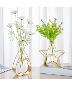 Vase Star Gold 1 Pieces For Home Decorative