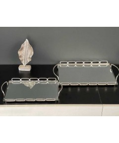 Trays Silver Chain 2 Pieces