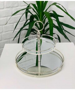 Basket Trays Silver Modern