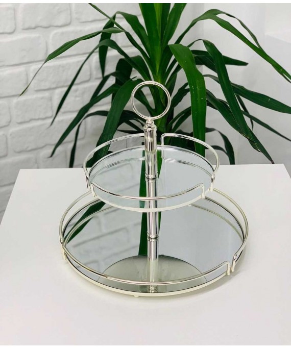 Basket Trays Silver Modern