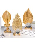 Leaf Crystal Gold 1 Pieces 