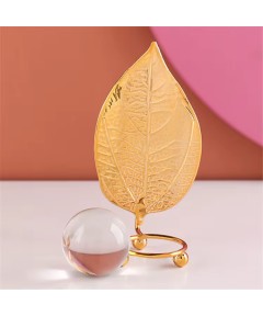 Leaf zeya Crystal Gold 1 Pieces