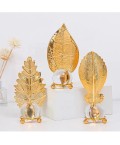 Leaf Cedar Crystal Gold 1 Pieces