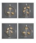 Plate Decor Circle Vase Gold 1 Pieces 