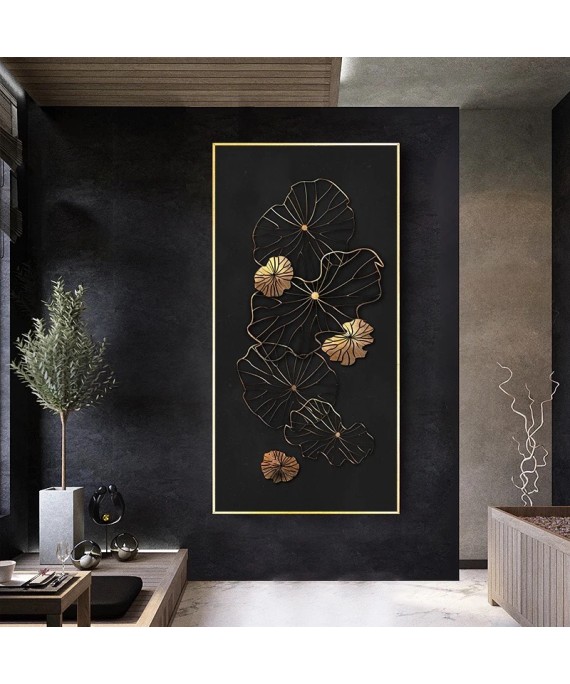 Plate Glass Map Black & Gold