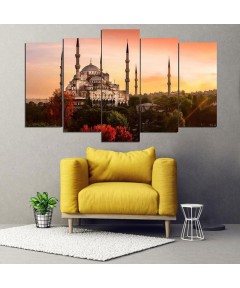 Mosque Istanbul MDF 6 Pieces 100*60