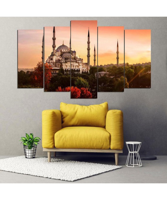 Mosque Istanbul MDF 6 Pieces 100*60