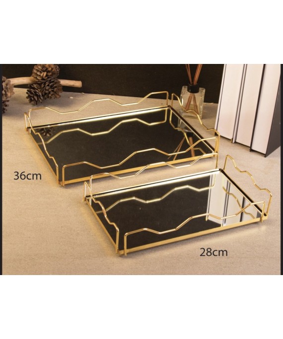 Trays Gold Classic 2 Pieces