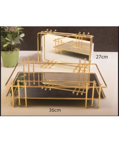 Trays Gold Roma 2 Pieces 