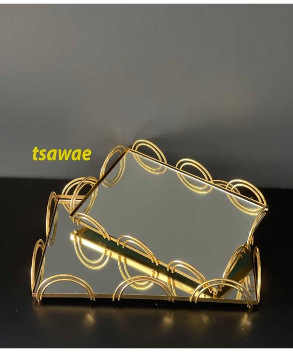 Trays Gold Cisca 2 Pieces 