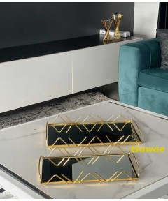 Trays Gold Triangle 2 Pieces