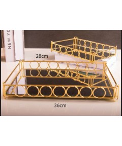 Trays Gold Holland 2 Pieces 