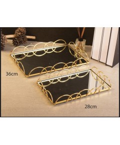 Trays Gold Cisco 2 Pieces 