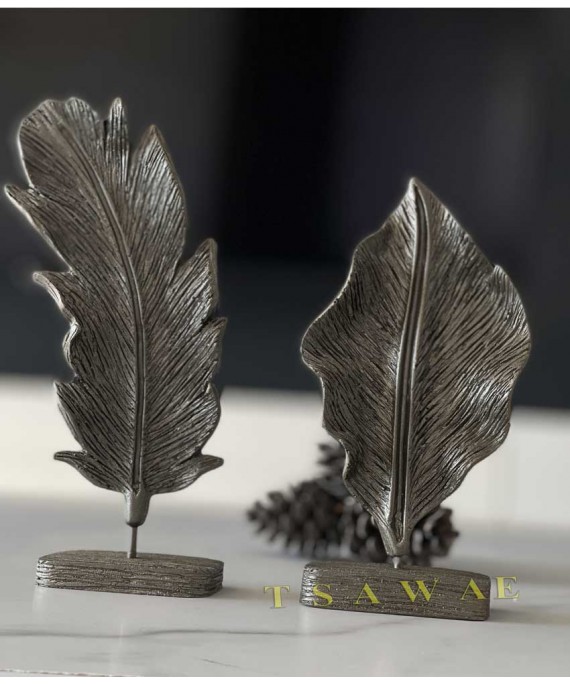 Leaves Resin Shape Bronze 2 Pieces