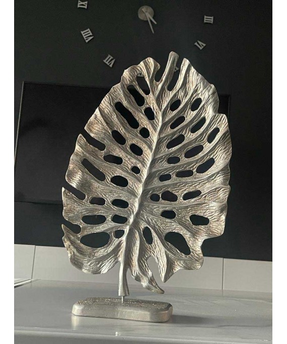 Leaves Big Arz Resin Shape Silver 