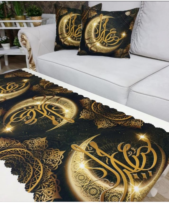 Table cloth with 2 Cushion Cover 